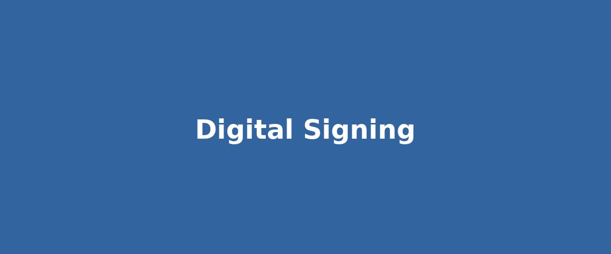 Digital signing across borders